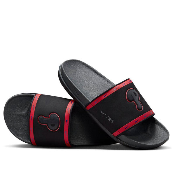 

Тапочки mlb x offcourt slide 'philadelphia phillies' Nike, черный