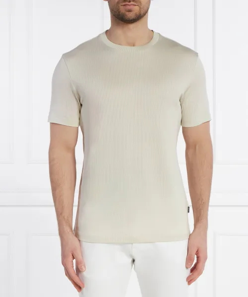 

Футболка тибурт Regular fit Boss, бежевый