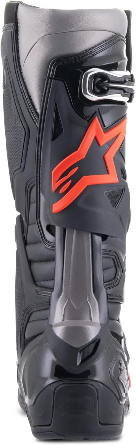 Мотоциклетные ботинки Alpinestars Tech 10, высокоэффективные ботинки для мотокросса, сертифицированы CE, размер 7, цвет: ультрафиолетовый/черный, черный/красный — фото 2