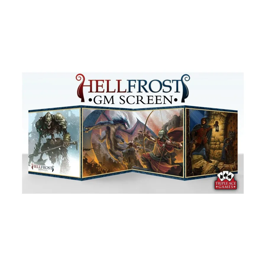 

Экран Hellfrost GM и путешествия, Hellfrost (Savage Worlds)