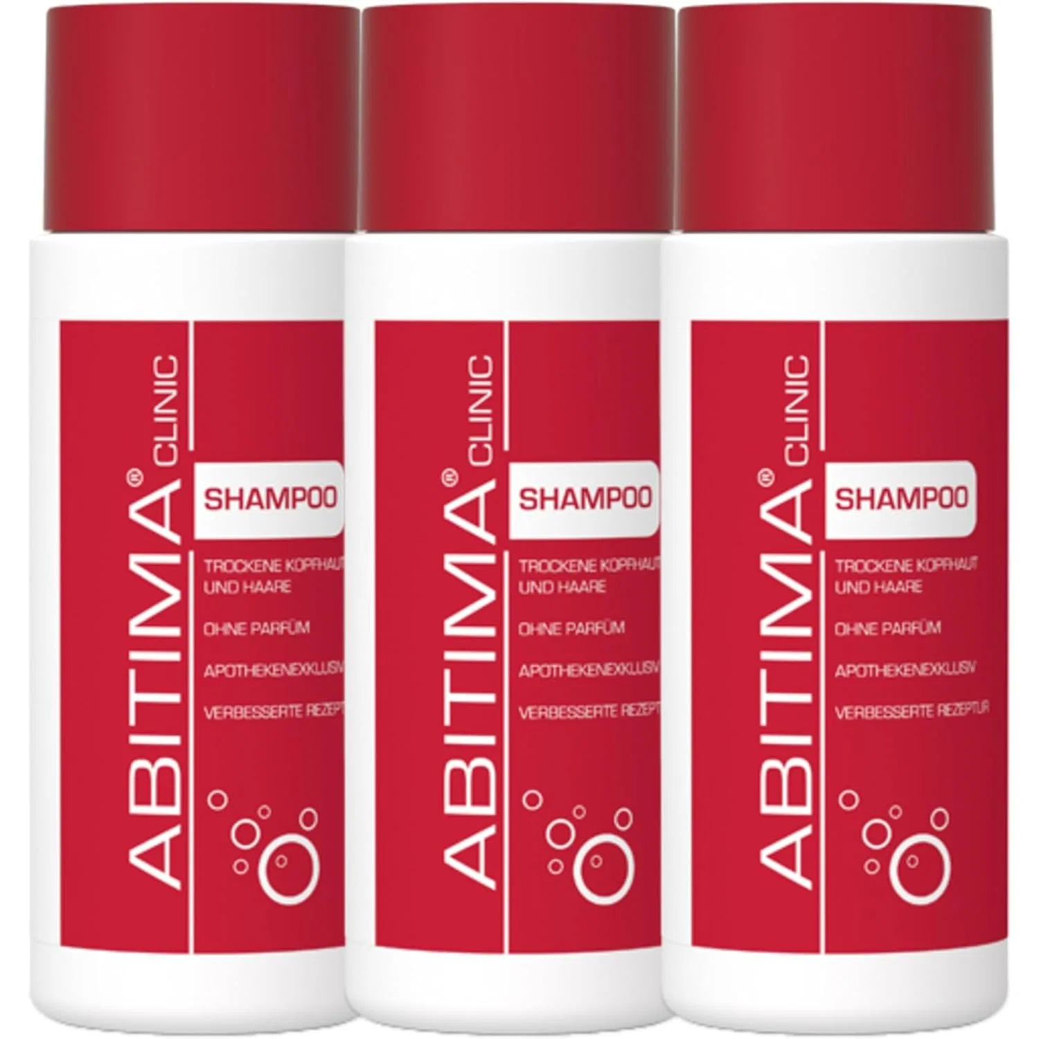 Шампунь CLINIC для сухой и зудящей кожи головы, 3 x 200 мл Abitima, 3 X 200 Ml