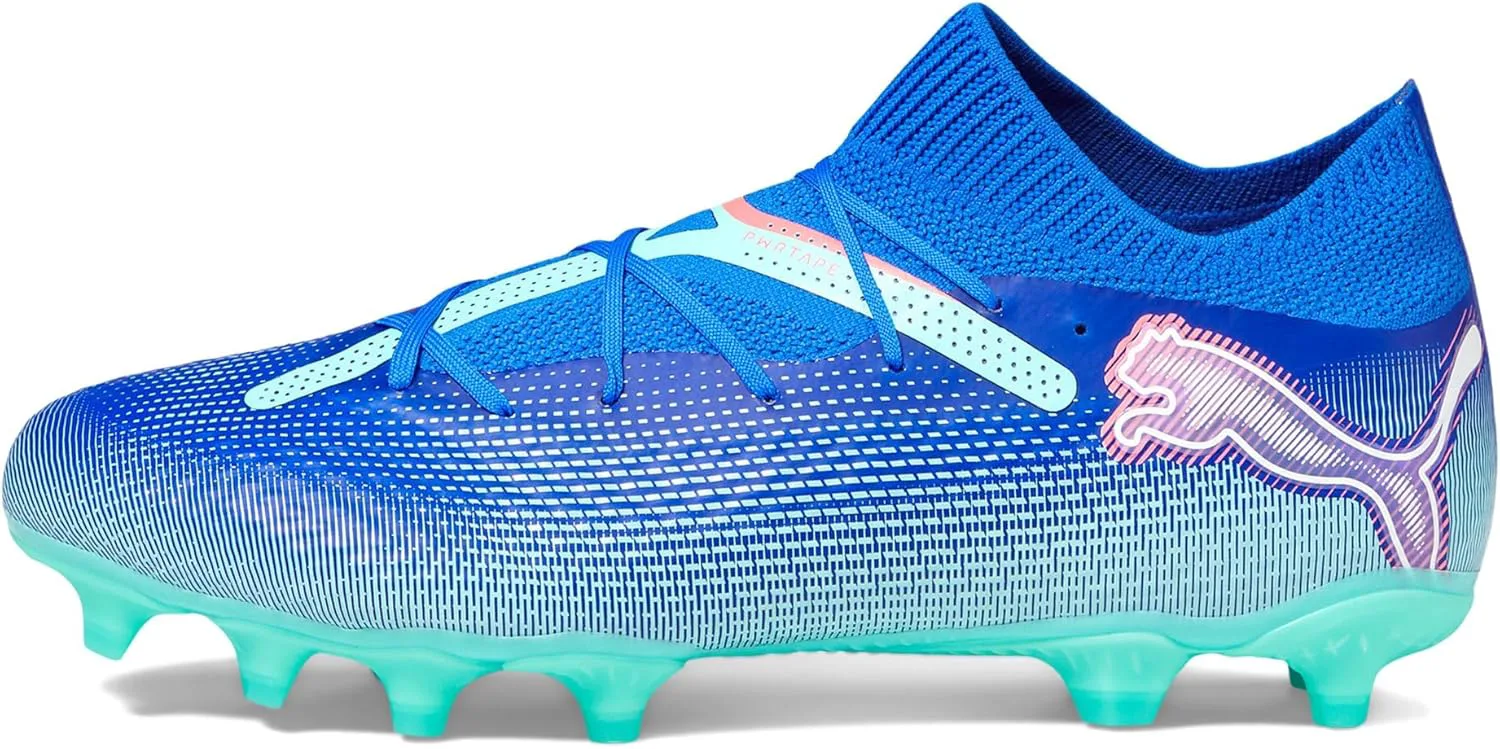 Футбольные бутсы Puma Future 7 Pro для мужчин, для твердого и искусственного покрытия, белый/мятный — фото 4