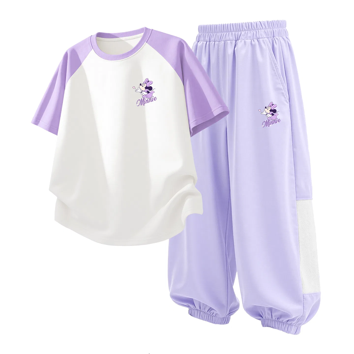 Детский спортивный костюм Casual Sportswear 2 Piece Set Disney, Di Fe Kissy K Purple White+Di Fe Kissy K Orchid Purple