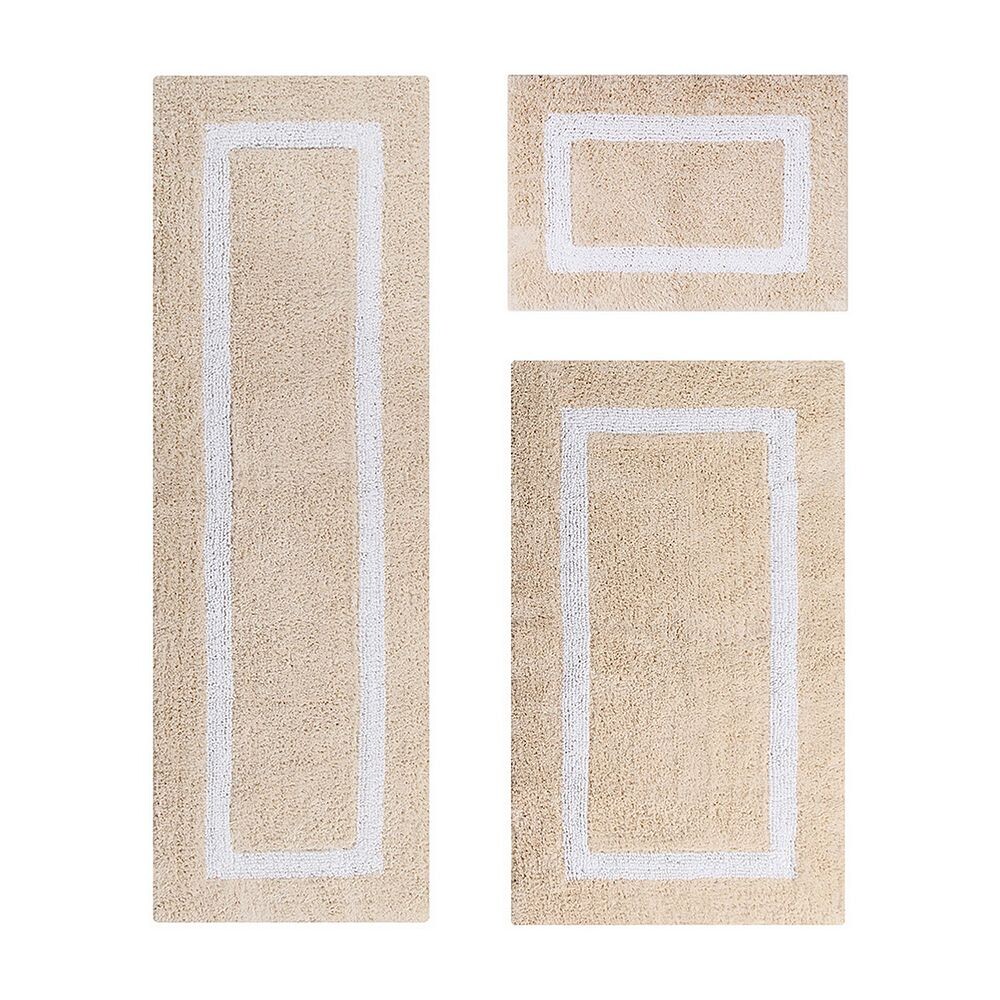 

Набор ковриков для ванной Better Trends Hotel Collection из 3 предметов, цвет Sand White