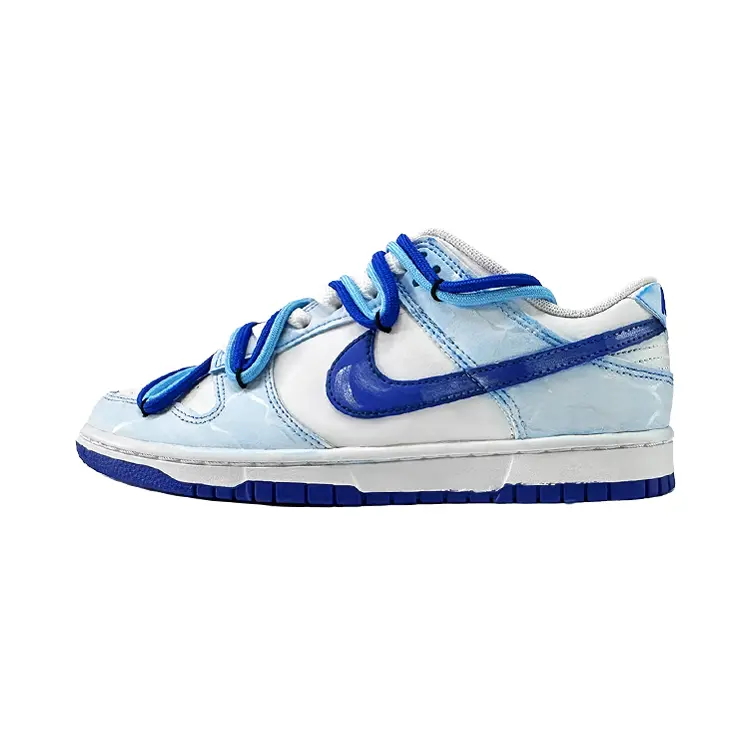 

Кроссовки Nike Dunk Skateboarding Shoes Men Low-top White, белый/синий