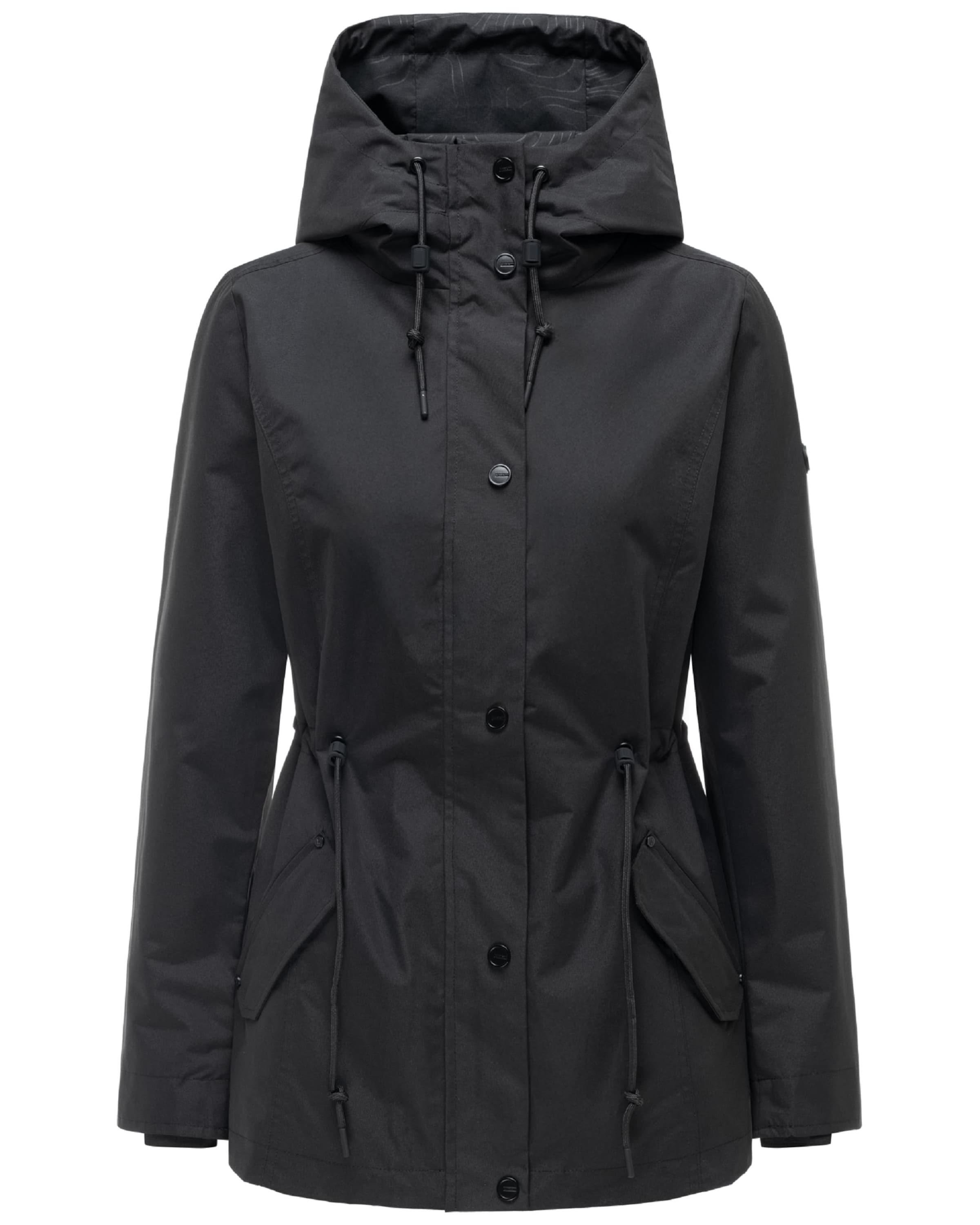 

MARIKOO Парка межсезонная 'Bonbonparty 16' в черном цвете