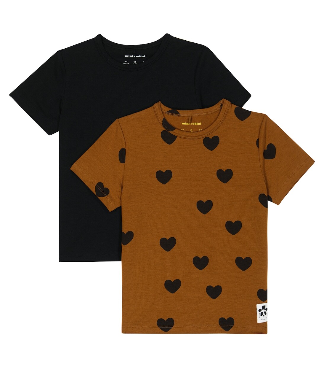 

Базовый набор hearts из 2 футболок Mini Rodini, мультиколор