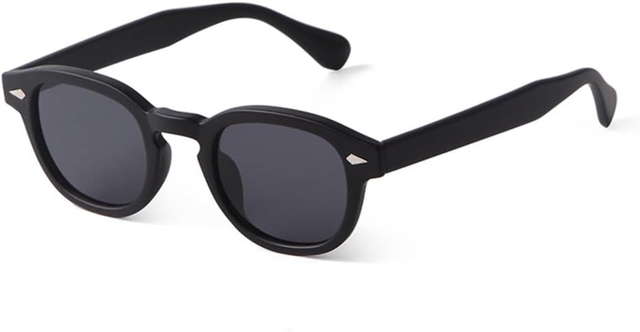 

Солнцезащитные очки с градиентным синим покрытием и круглыми заклепками UV400 для женщин и мужчин, для занятий спортом на открытом воздухе и верховой езды UYPTK, C15 Matte Black