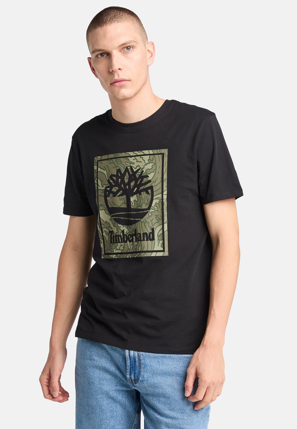 

Футболка с принтом CAMO Timberland, черный