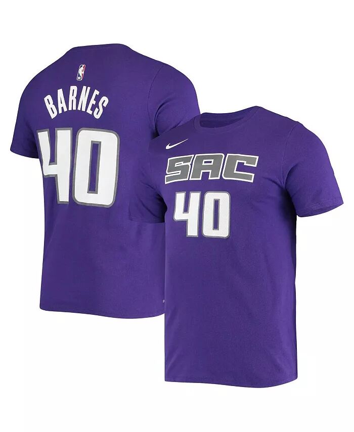 

Мужская футболка Harrison Barnes Purple Sacramento Kings с именем и номером Nike