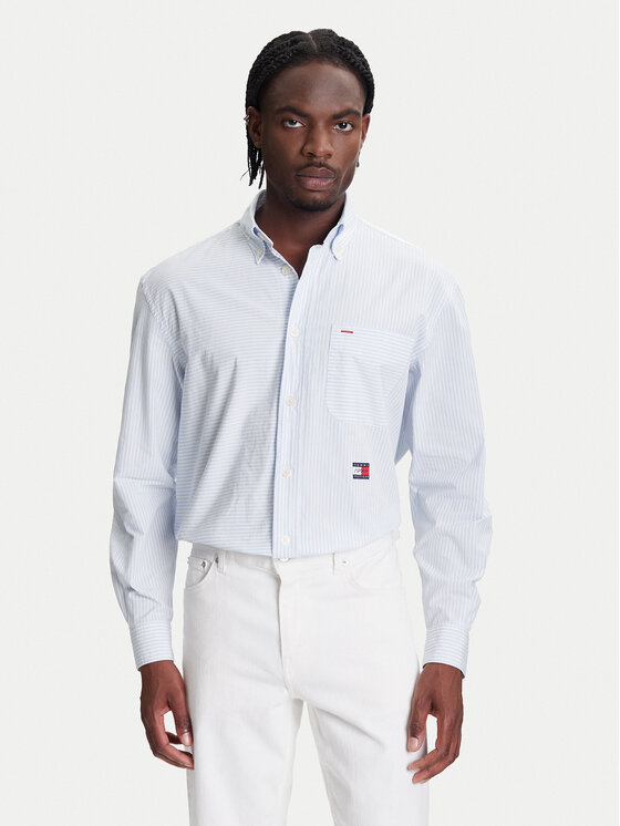 

Рубашка обычного кроя F1 Movie Bengal MW0MW41382 Tommy Hilfiger, голубой