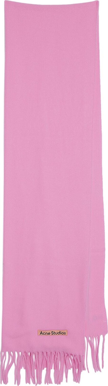 

Шарф Acne Studios Fringe Wool 'Bubble Pink', розовый