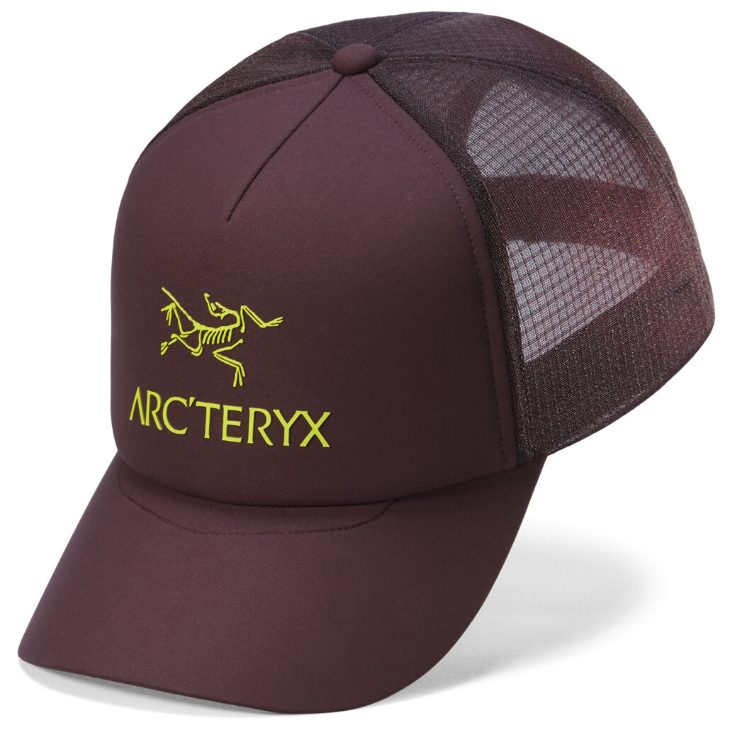 

Кепка Arc'Teryx Bird Word Trucker Curved, цвет Phantasm/Euphoria