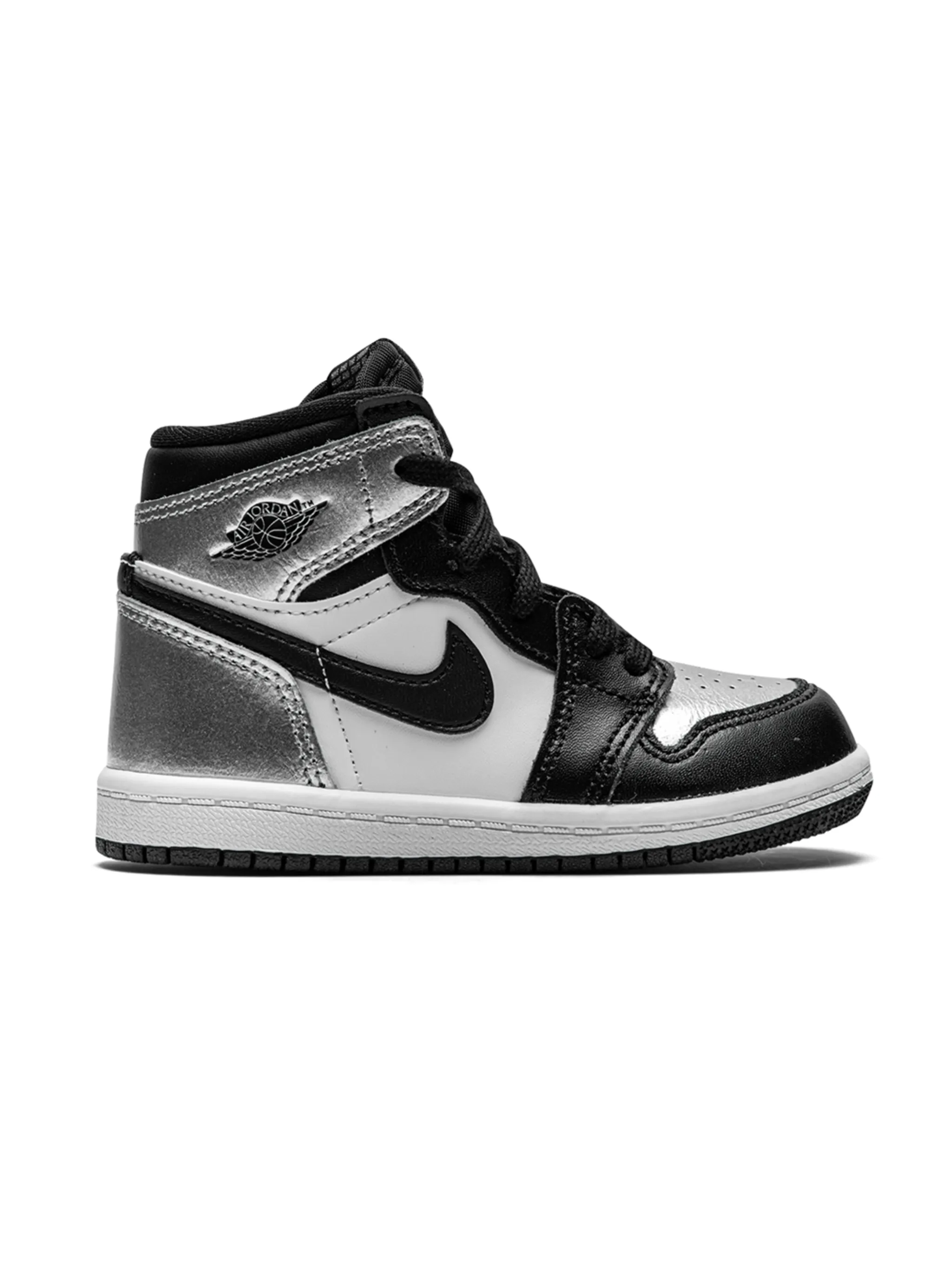 Кроссовки Air Jordan 1 High OG TD Jordan Kids, черный — фото 2