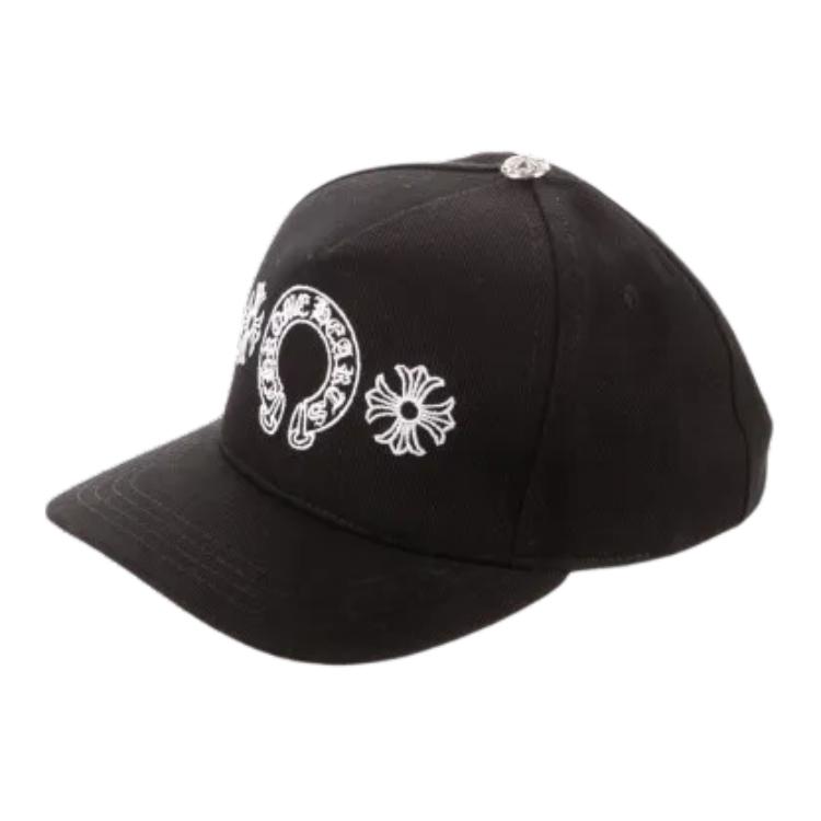 

Chrome Hearts Джинсовая бейсболка с подковой, Black
