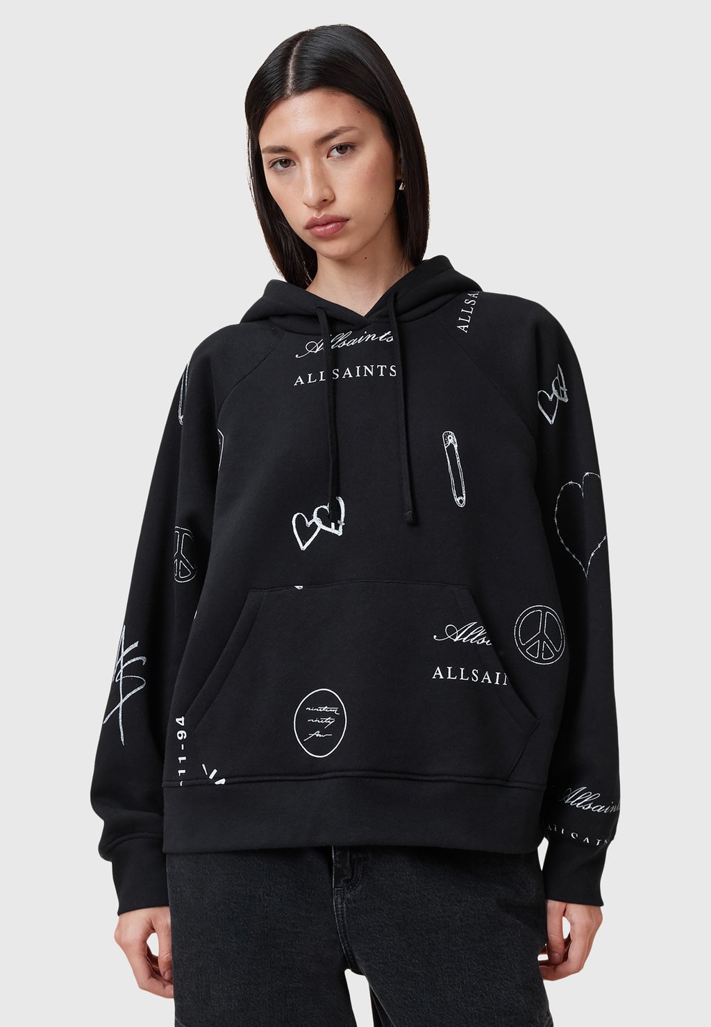 

Толстовка STINA TALON AllSaints, черный
