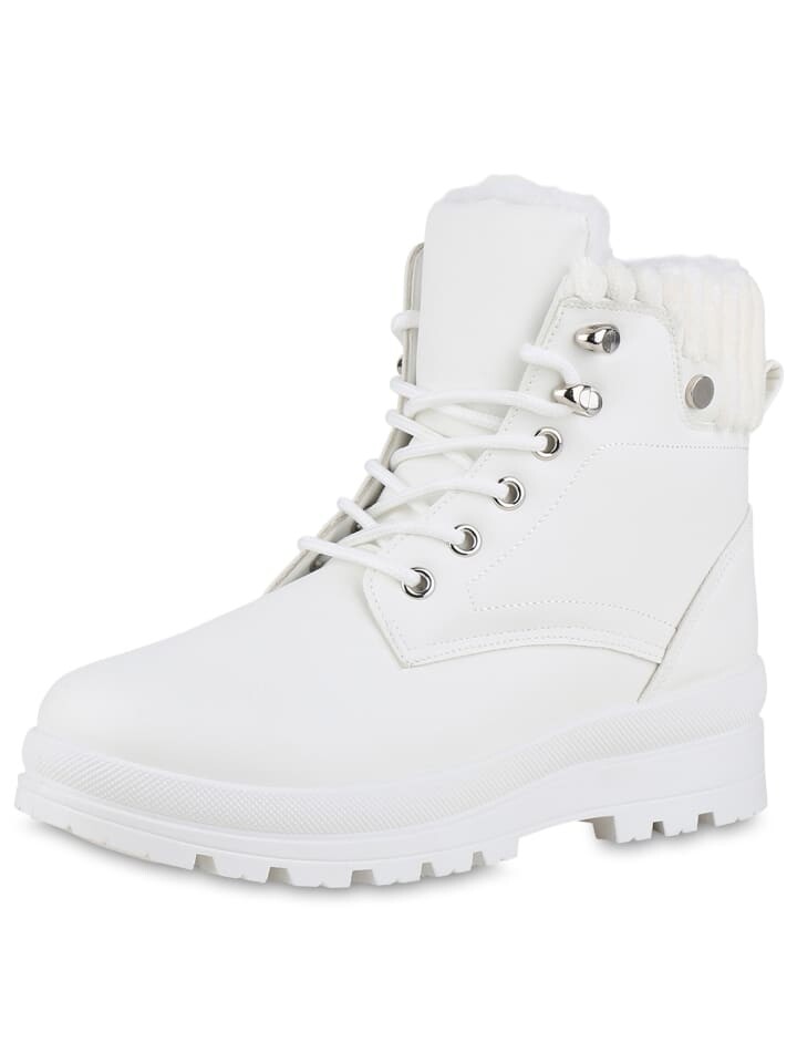 Ботильоны VAN HILL Worker Boots Amelia, белый