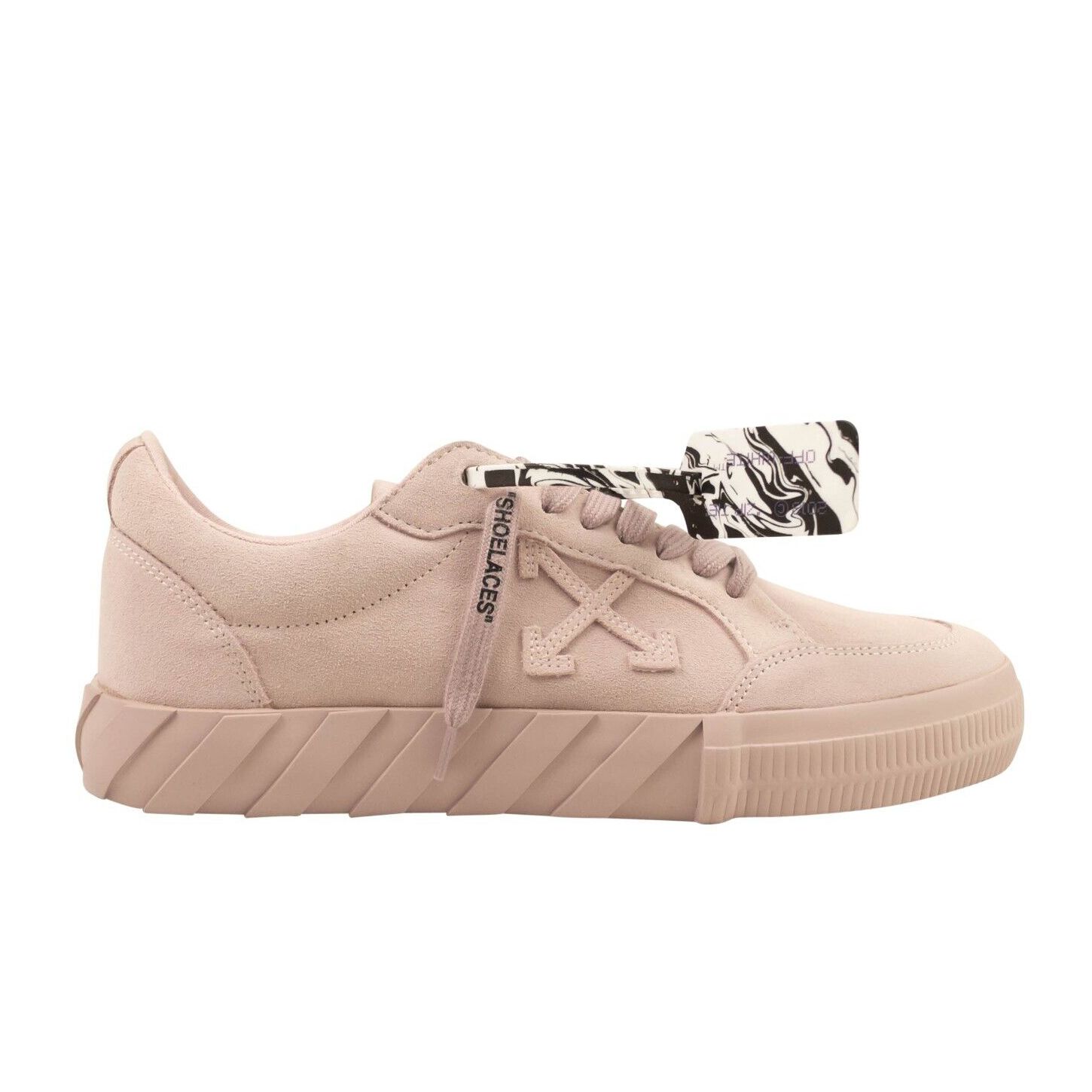 

Мужские кроссовки из розовой телячьей кожи Off-White