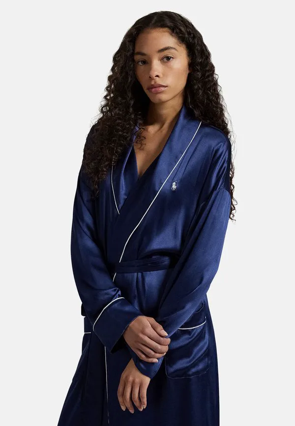 Традиционный халат Polo Ralph Lauren, Navy — фото 4