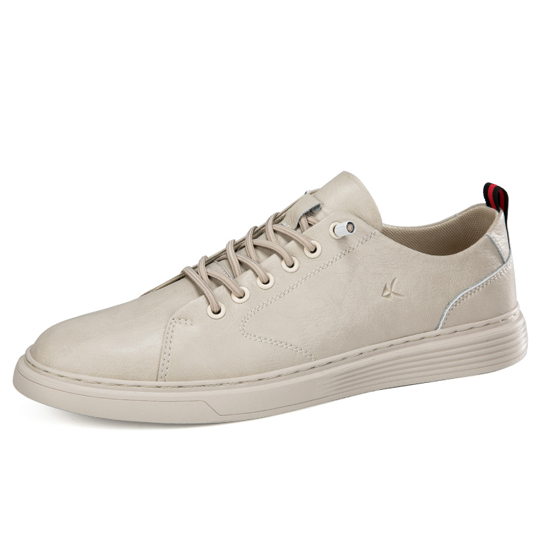 ZAMST Легкие мужские скейтерские кеды низкие хаки, цвет Khaki — фото 2