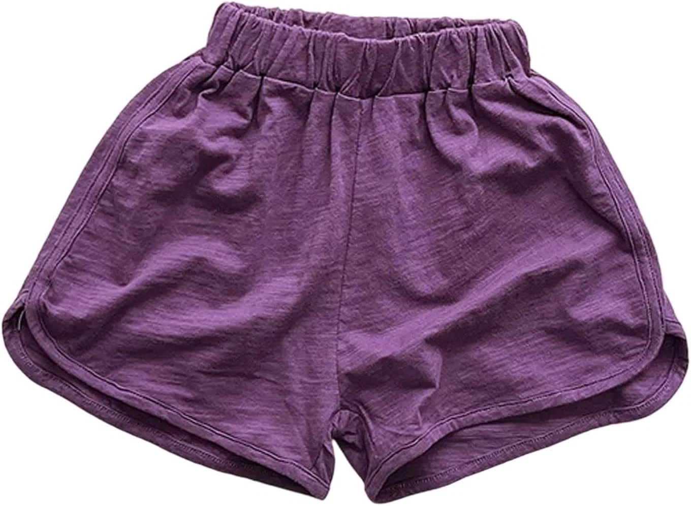Шорты хлопковые спортивные для девочек, Purple