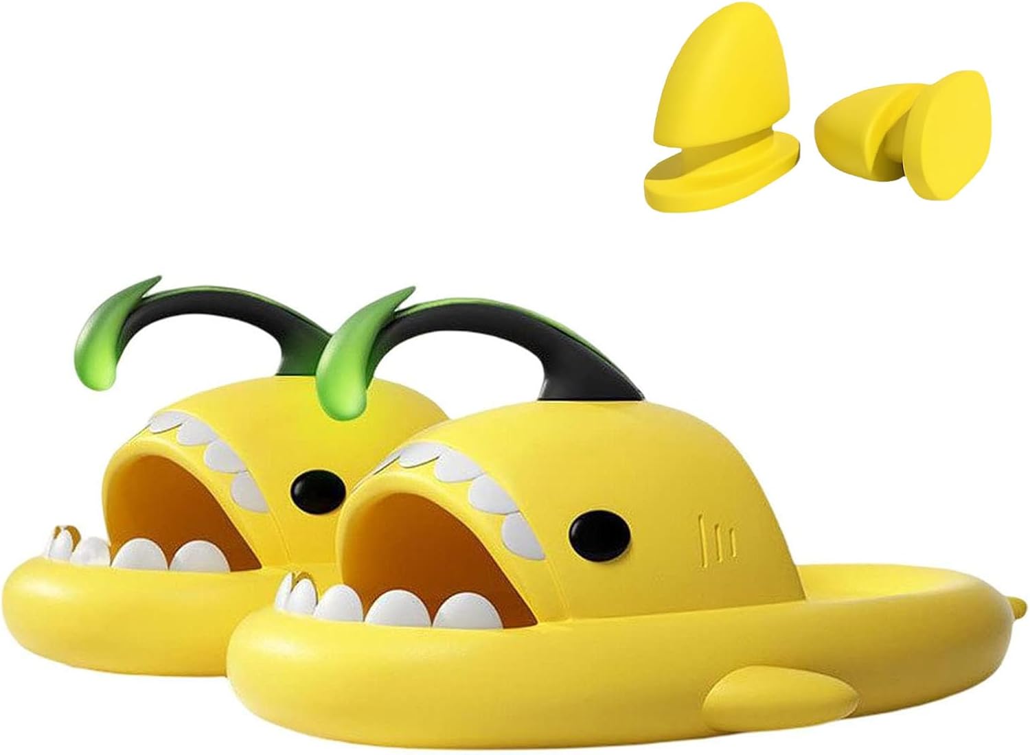 

Шлепанцы с акулой и рыбой-удильщиком, тапочки с акулами, светящиеся в темноте, супер мягкие, удобные, из экологичного EVA Zureto