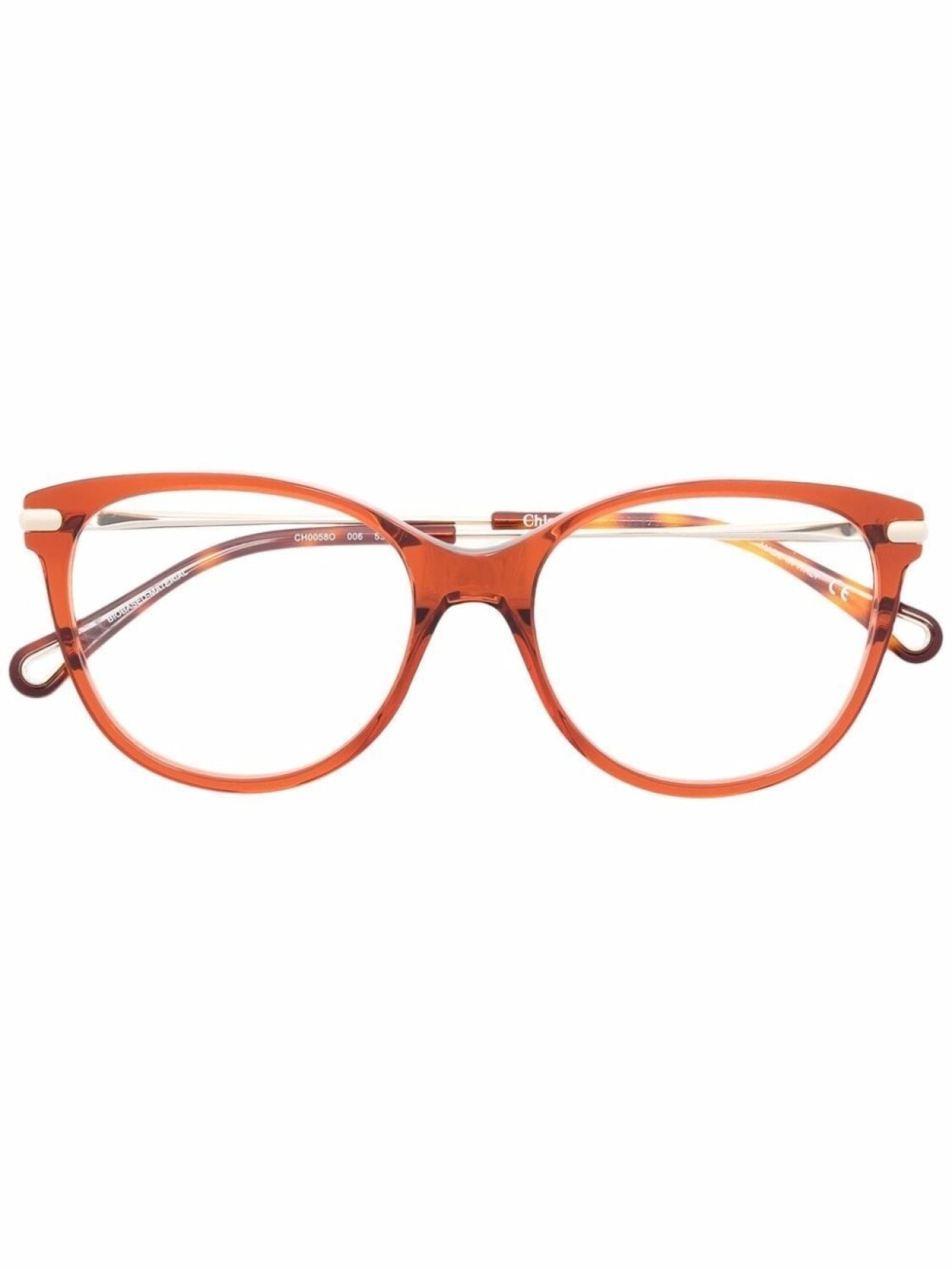 

Chloé Eyewear очки в оправе 'кошачий глаз', коричневый