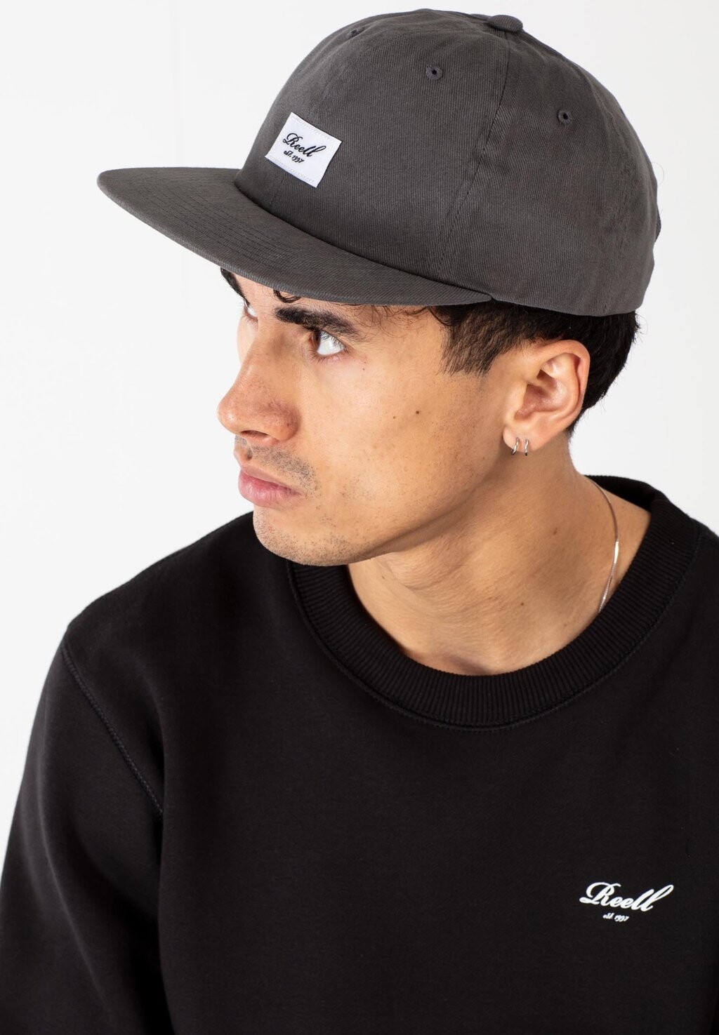 

Бейсболка FLAT 6-PANEL Reell, цвет charcoal