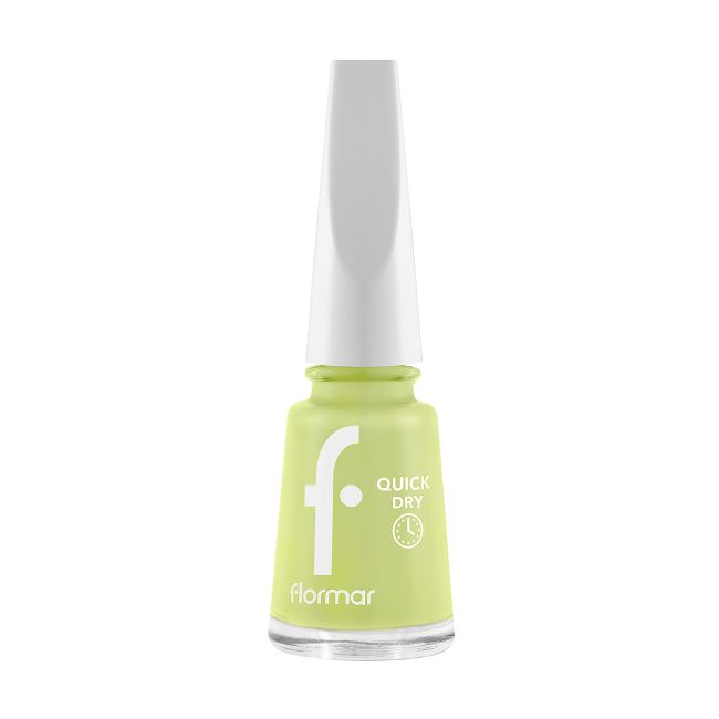 

Быстросохнущий лак для ногтей Flormar, цвет 43 green first, 11 мл