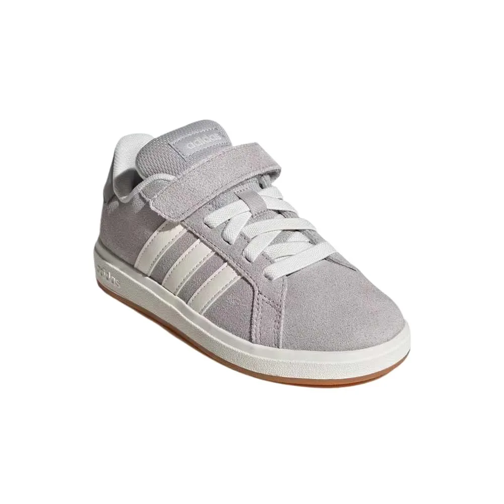 Adidas Кроссовки GRAND COURT Low top для детей в цвете серый белый — фото 3