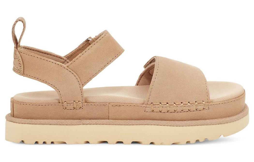 UGG Золотая звезда Платформа Сандалии Дрифтвуд Женские Светлый Топ, цвет Light Taupe — фото 2