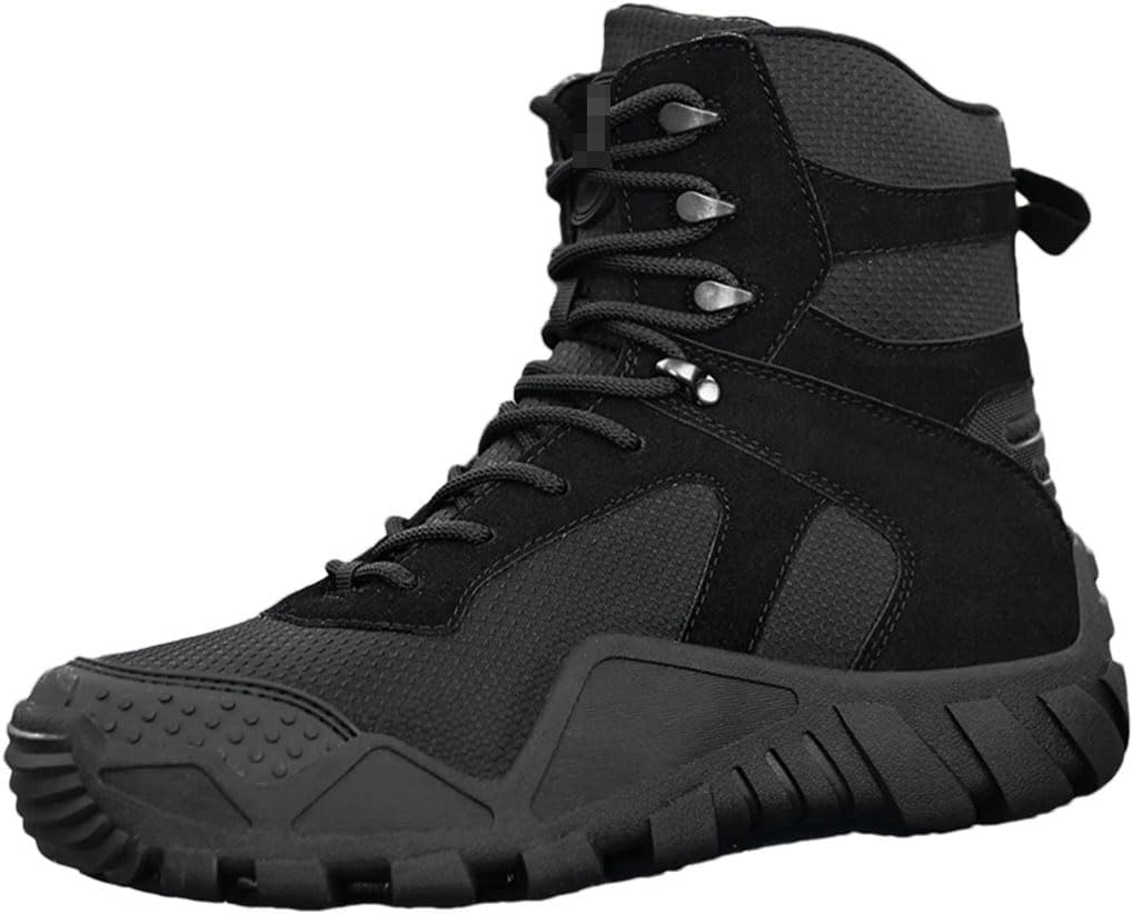 

Зимние мужские теплые боевые ботинки Suwequest, ботинки на щиколотку, качественные повседневные мотоциклетные ботинки, осенние ботинки для мужчин, черный