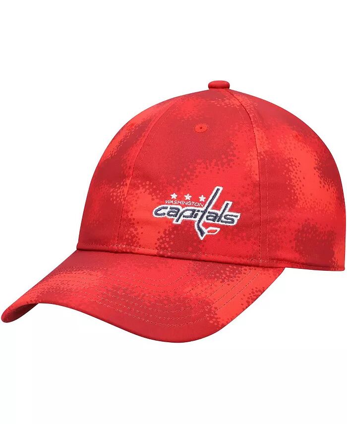 

Женская красная кепка Washington Capitals Camo Slouch Adjustable adidas