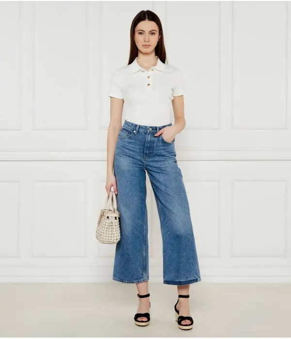 Футболка поло Slim fit Tommy Hilfiger, бежевый — фото 2