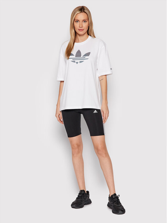 Велосипедные брюки extra slim fit Essentials 3-Stripes Bike GR3866 Adidas, чёрный — фото 2