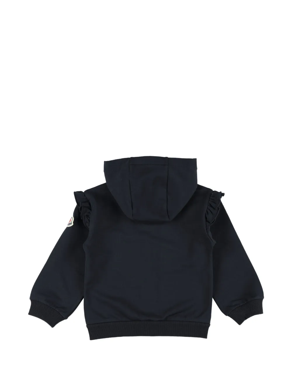 Спортивный костюм с вышитым логотипом Moncler Enfant, черный — фото 3