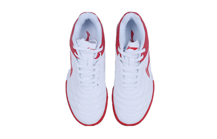 Детские футбольные бутсы Kids Low-top Base White/Flag Red Lining — фото 4