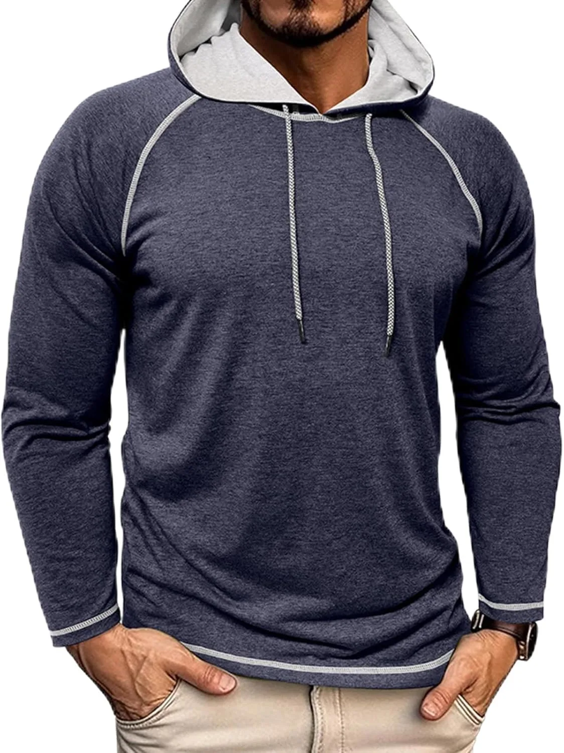 

Толстовка с капюшоном для мужчин, осенняя, с длинным рукавом YSERB