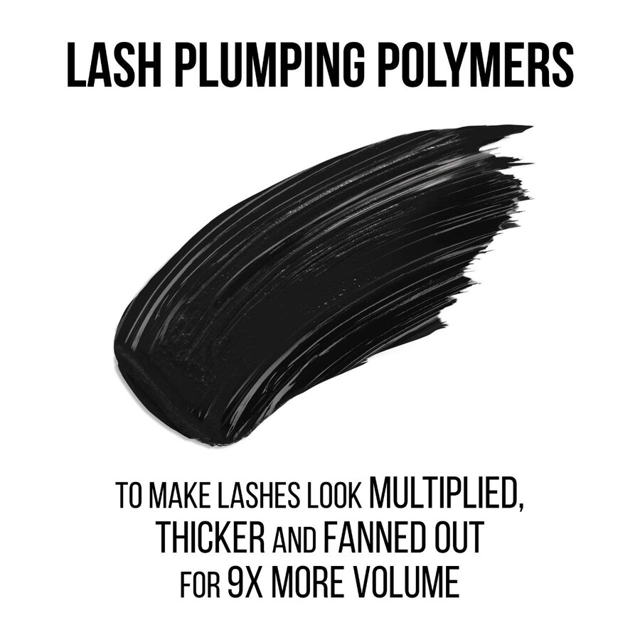 Мини-тушь для ресниц Charlotte Tilbury Pillow Talk Push Up Lashes! Exagger-Eyes Volumizing and Curling, Exagger-black, 4 мл — фото 3