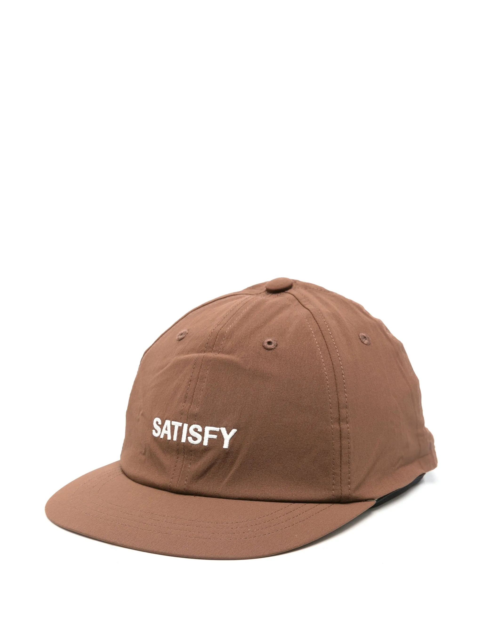 

Кепка с вышитым логотипом Satisfy, коричневый