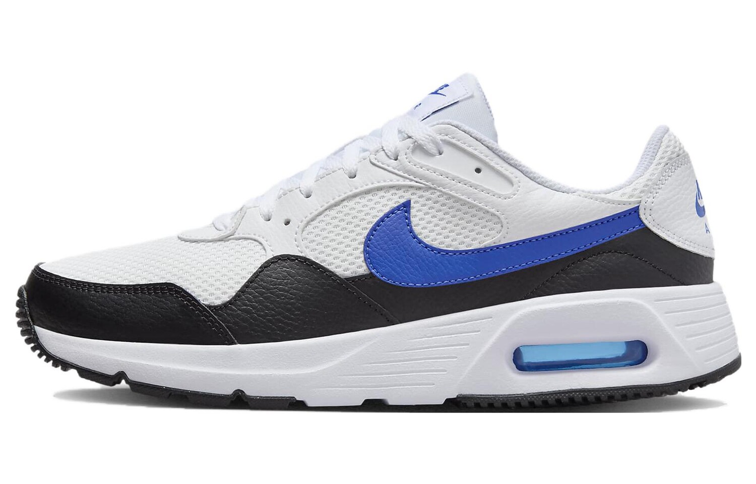 

Кроссовки Nike Air Max SC 'White Black Game Royal', белый/черный