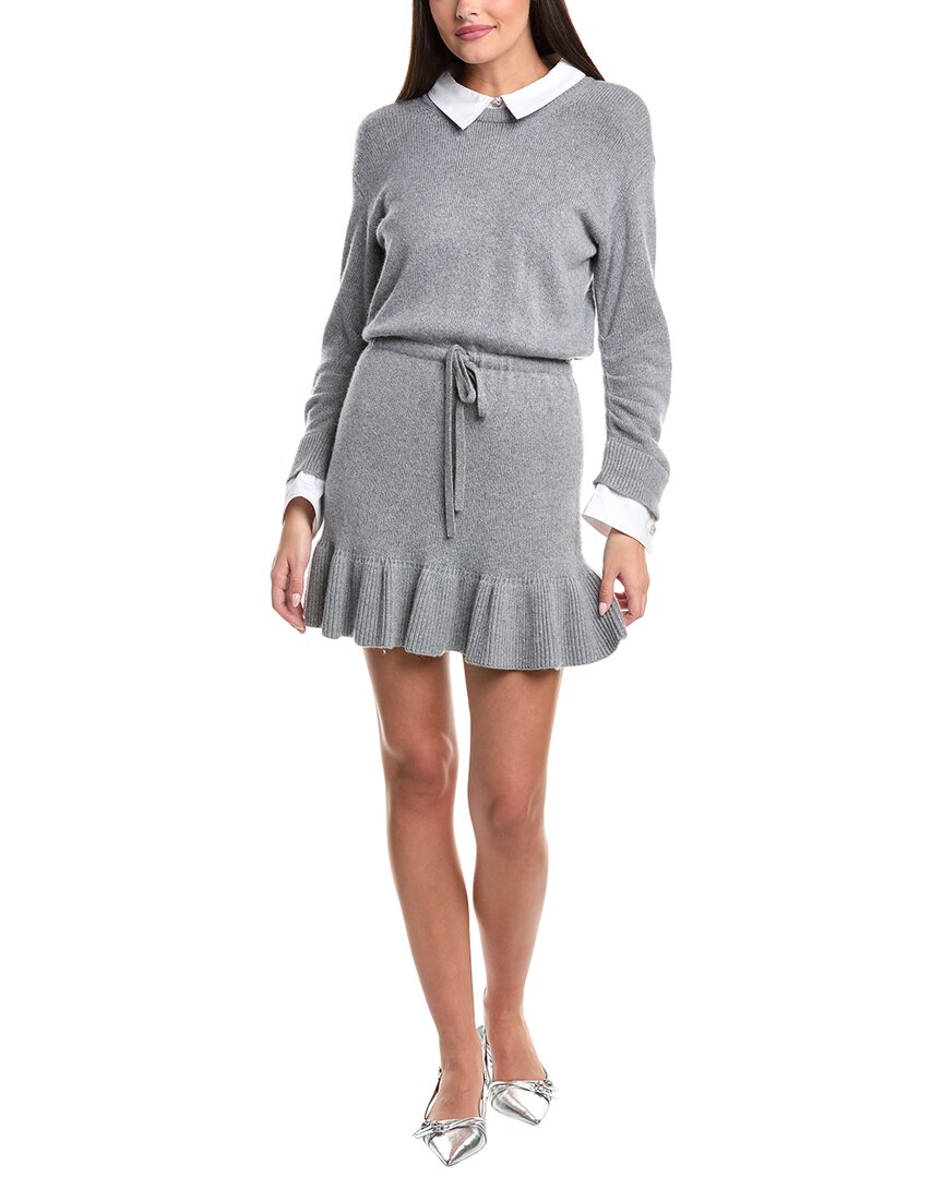 

Cinq à Sept Kiana Платье из шерстяной смеси, серый