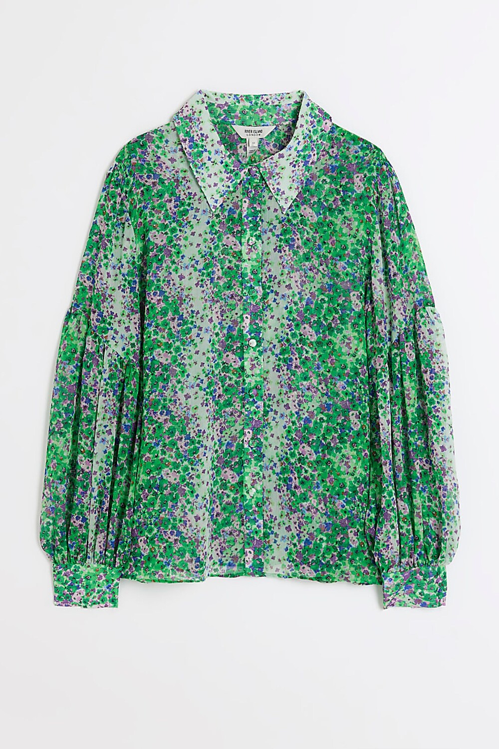

Шифоновая рубашка River Island, зеленый