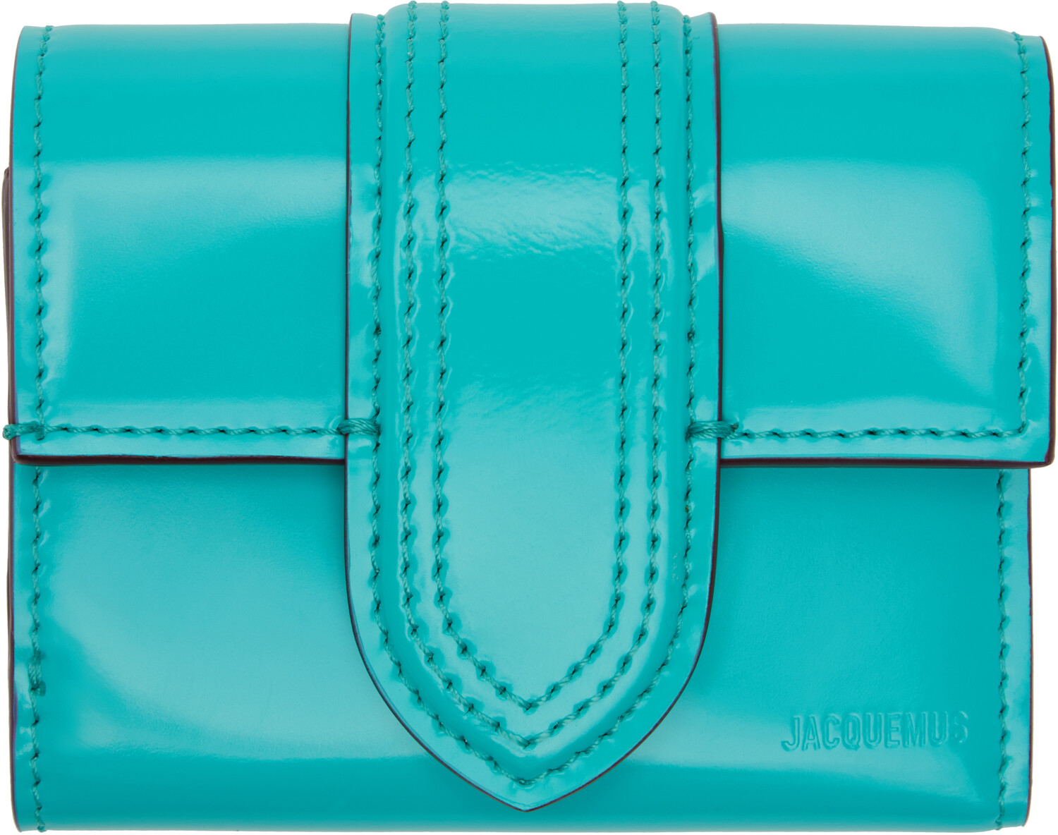 

Синий кошелек Les Classiques 'Le Compact Bambino' JACQUEMUS