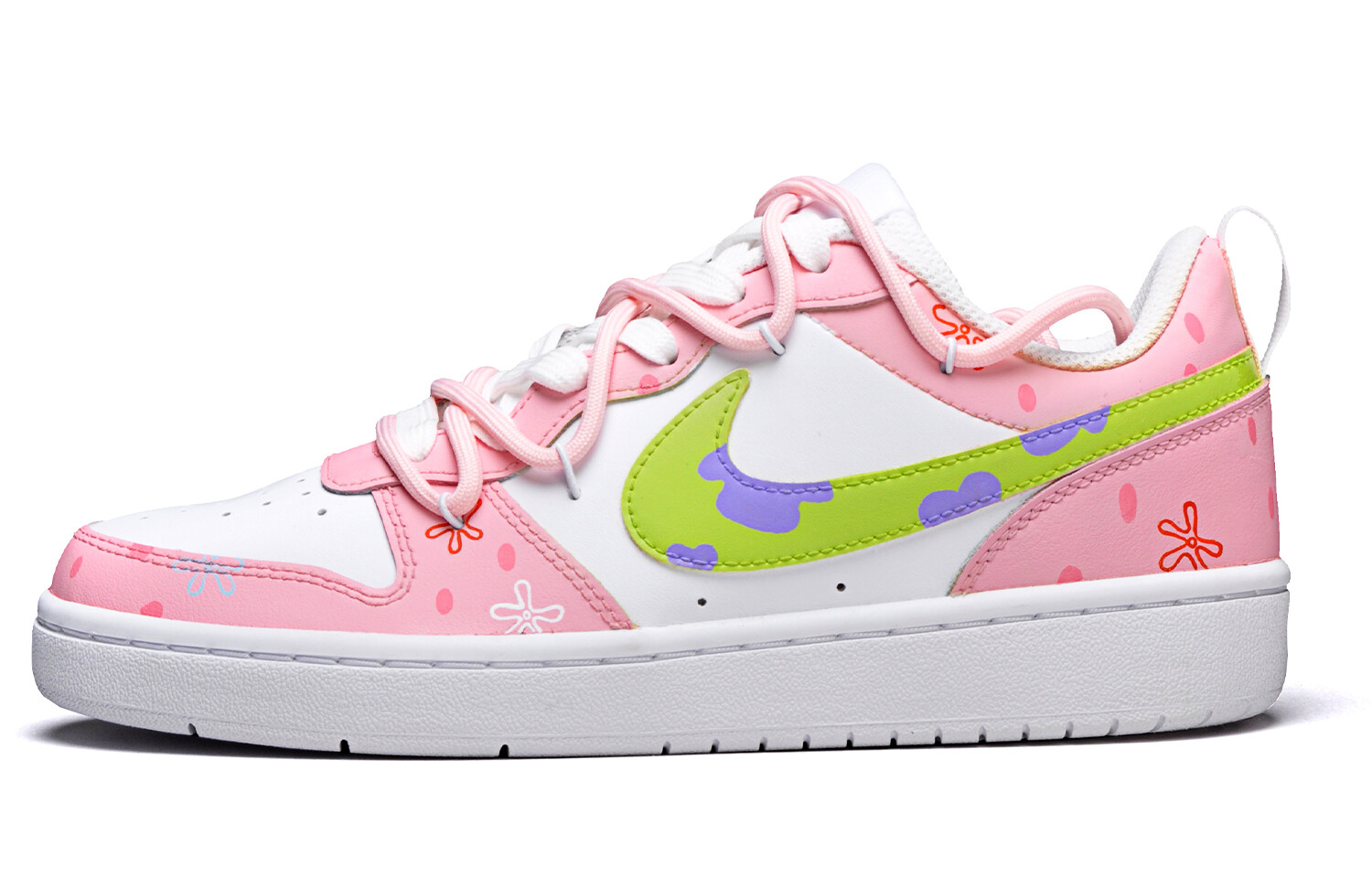 

Кроссовки Nike Court Borough Skateboard Shoes Women's Low-Top Pink, розовый