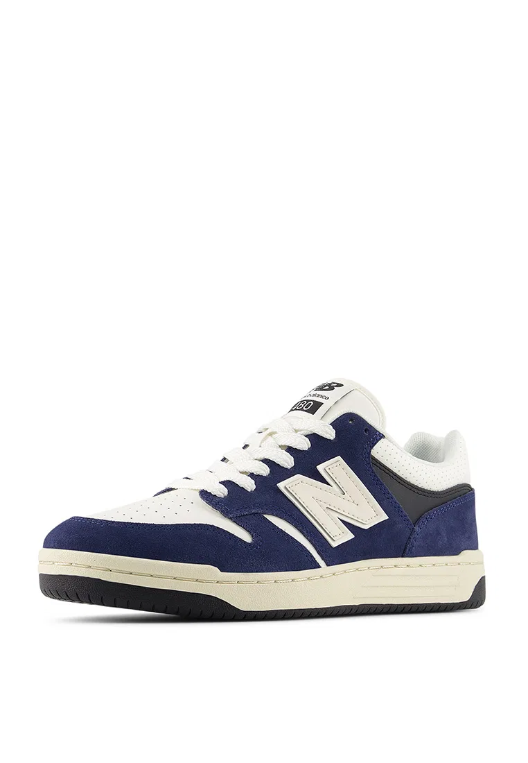 Кроссовки классические Lifestyle, 480, Classic New Balance, черный/темно-синий — фото 2