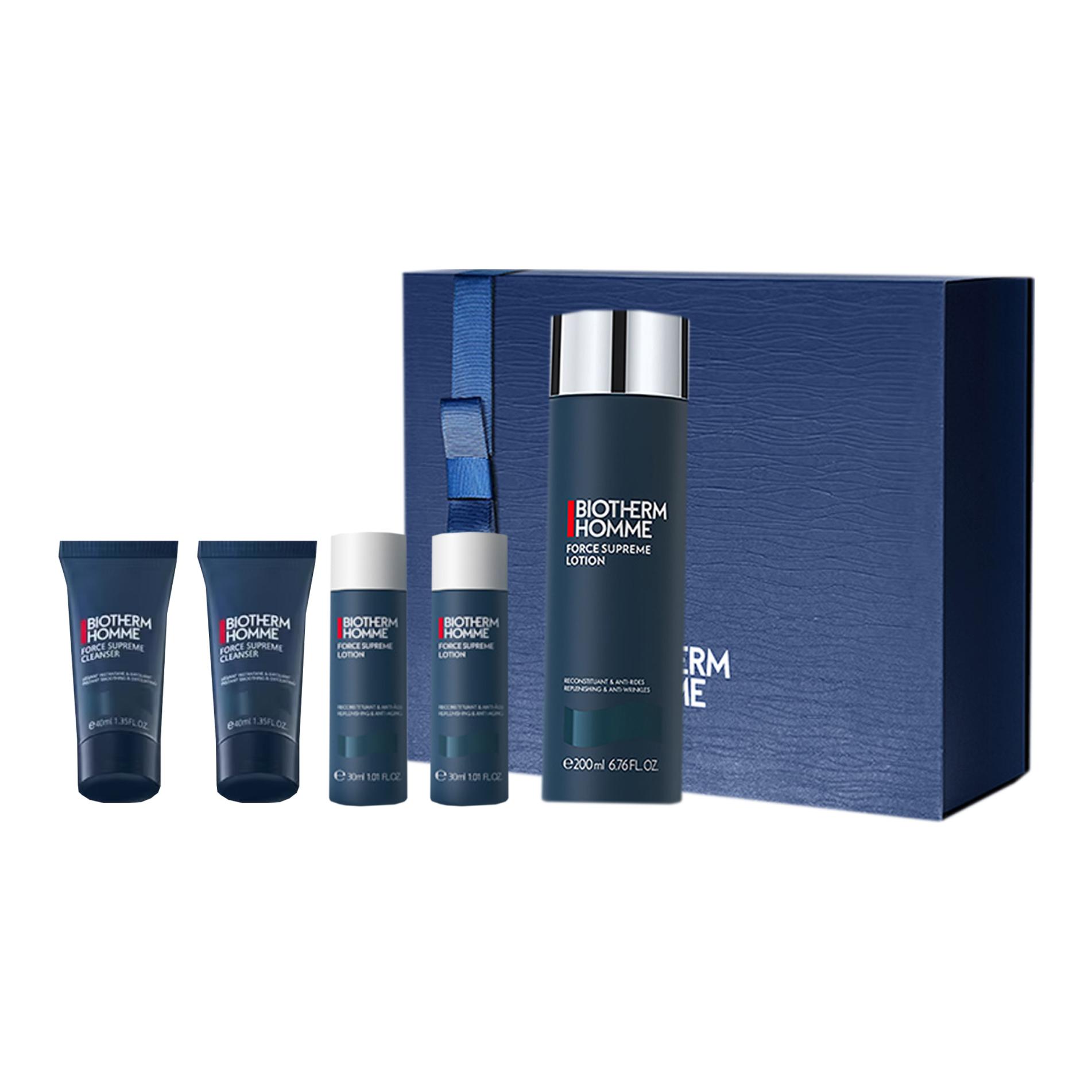 

BIOTHERM Набор для ухода за кожей Biouquan Blue Diamond Firming Lotion Box, увлажняющий и подтягивающий, 5 предметов