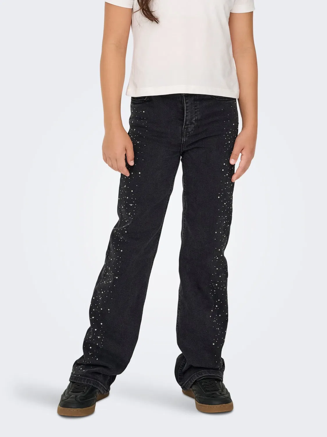 Джинсы свободного кроя KIDS ONLY, washed black — фото 3