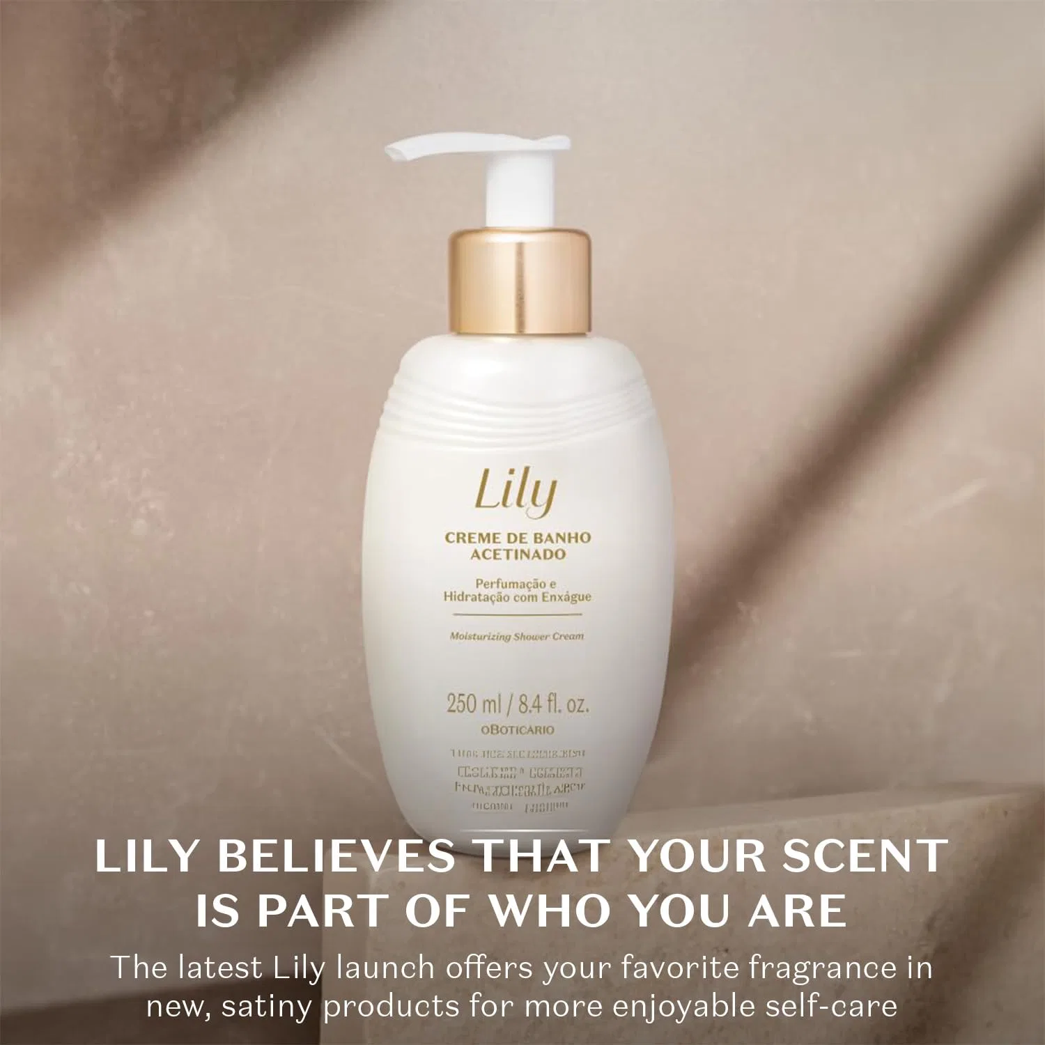 Крем-гель для душа Lily Satin от O Boticário, 250 мл O Boticário — фото 4
