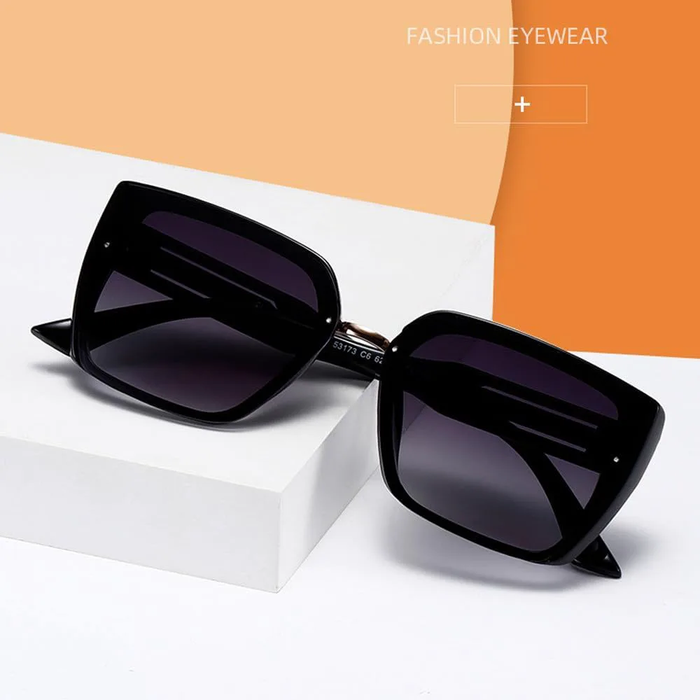 

Простые и модные солнцезащитные очки для женщин. Усовершенствованная оправа с плавным изменением цвета для мужчин. Очки для вождения на открытом воздухе MTZJH, 3